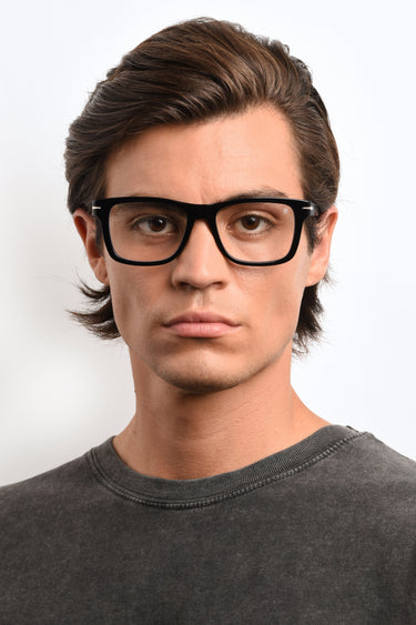 Designer Men David Beckham Eyeglasses: 1073 - Black- SpecSMART Eye Clinic (Front Face View)